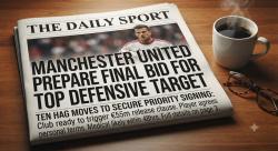 Manchester United Prepare Final Bid for Top Defensive Target